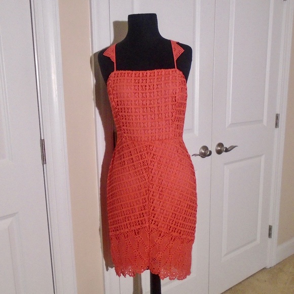 The Impeccable Pig Dresses & Skirts - THE IMPECCABLE PIG Crochet Lace Hi-Low Dress M